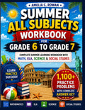 Summer All Subjects Workbook Grade 6 to Grade 7: Complete Summer Learning Workbook with Math, ELA, Science & Social Studies (CoreReady Workbooks) by Amelia C. Rowan