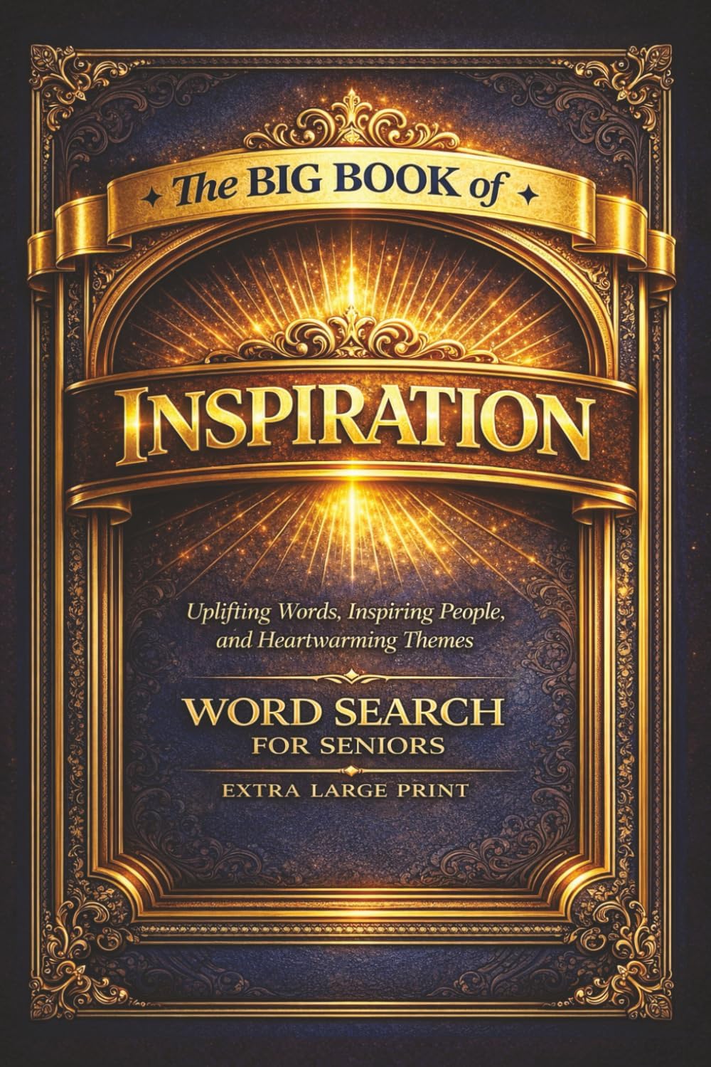 The Big Book of Inspirational Word Search: Designed for Seniors with 55 Positive Puzzles | Extra-Large Print, Clean 6x9 Bold Pages for Easy Reading & ... Large Print Word Search Puzzles for Seniors) by iN Publications