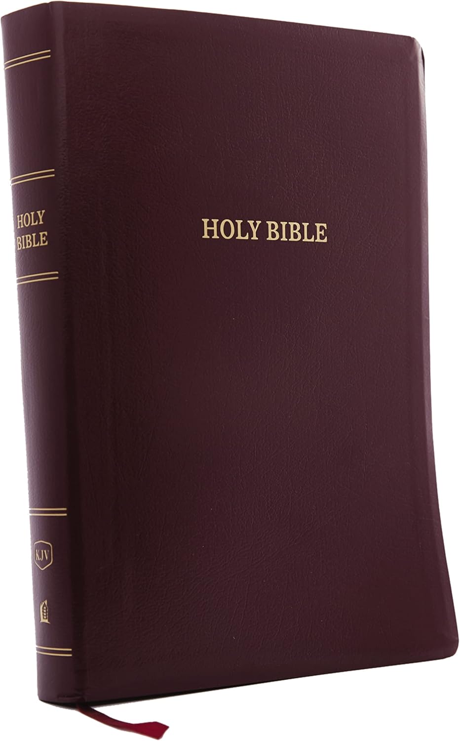 KJV Holy Bible: Super Giant Print with 43,000 Cross References, Burgundy Leather-look, Red Letter, Comfort Print: King James Version by Thomas Nelson