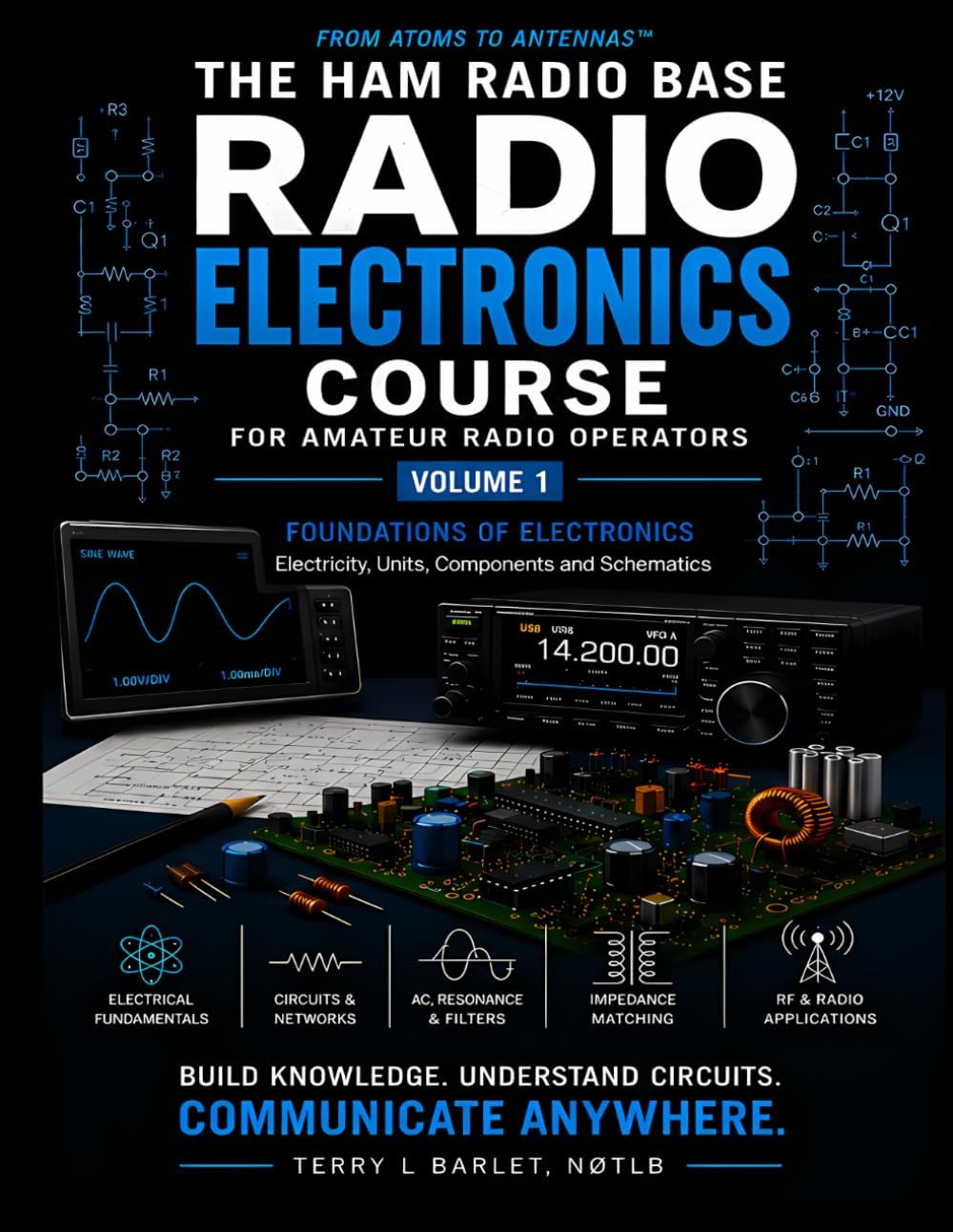 Radio Electronics for Amateur Radio Operators - Foundations of Electronics: From Atoms to Antennas™ by Terry L Barlet N0TLB