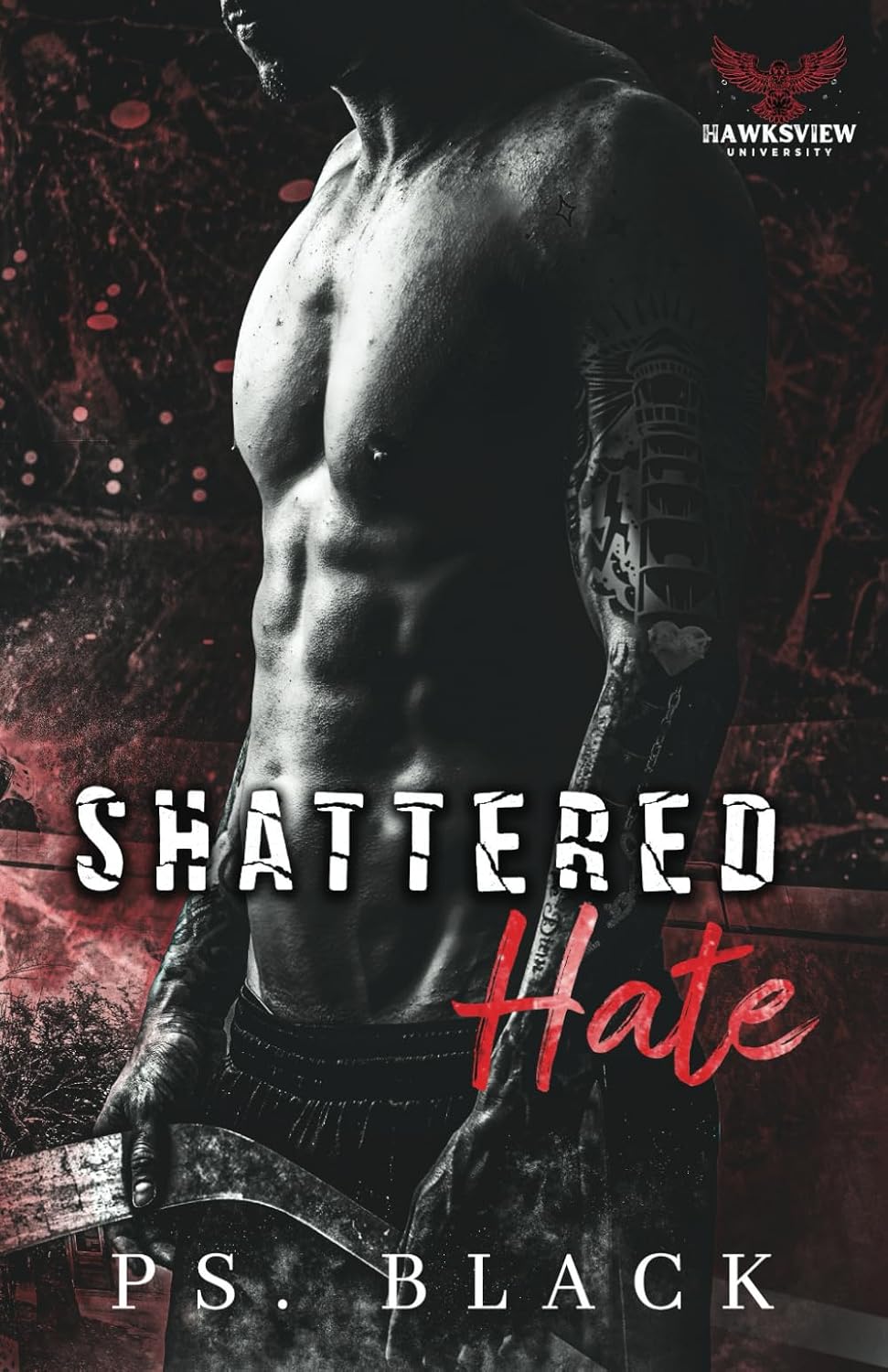Shattered Hate: Enemies to Lovers MM Romance (Hawksview U) by PS. Black