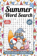 Summer Word Search Large Print For Adults: 1800+ Words - 88 Summer Themed Word Find Puzzle Book For Seniors & Teens (word search with solutions) by Abbott J. Puzzling