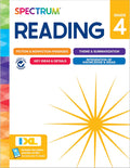 Spectrum Reading 4th Grade Workbook, Activity Book Covering Nonfiction and Fiction Passages, Theme, Summarization, and More, Classroom or Homeschool Curriculum by Spectrum