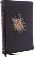 KJV Holy Bible: Super Giant Print with 43,000 Cross References, Deluxe Black Floral Leathersoft, Red Letter, Comfort Print: King James Version by Thomas Nelson