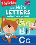 Write-On Wipe-Off Let's Write Letters: Write and Wipe Handwriting Practice for Kids Ages 3-6, Dry Erase Workbook with Kids Writing Practice, Uppercase and Lowercase Letter Tracing, Mazes and More by Highlights Learning