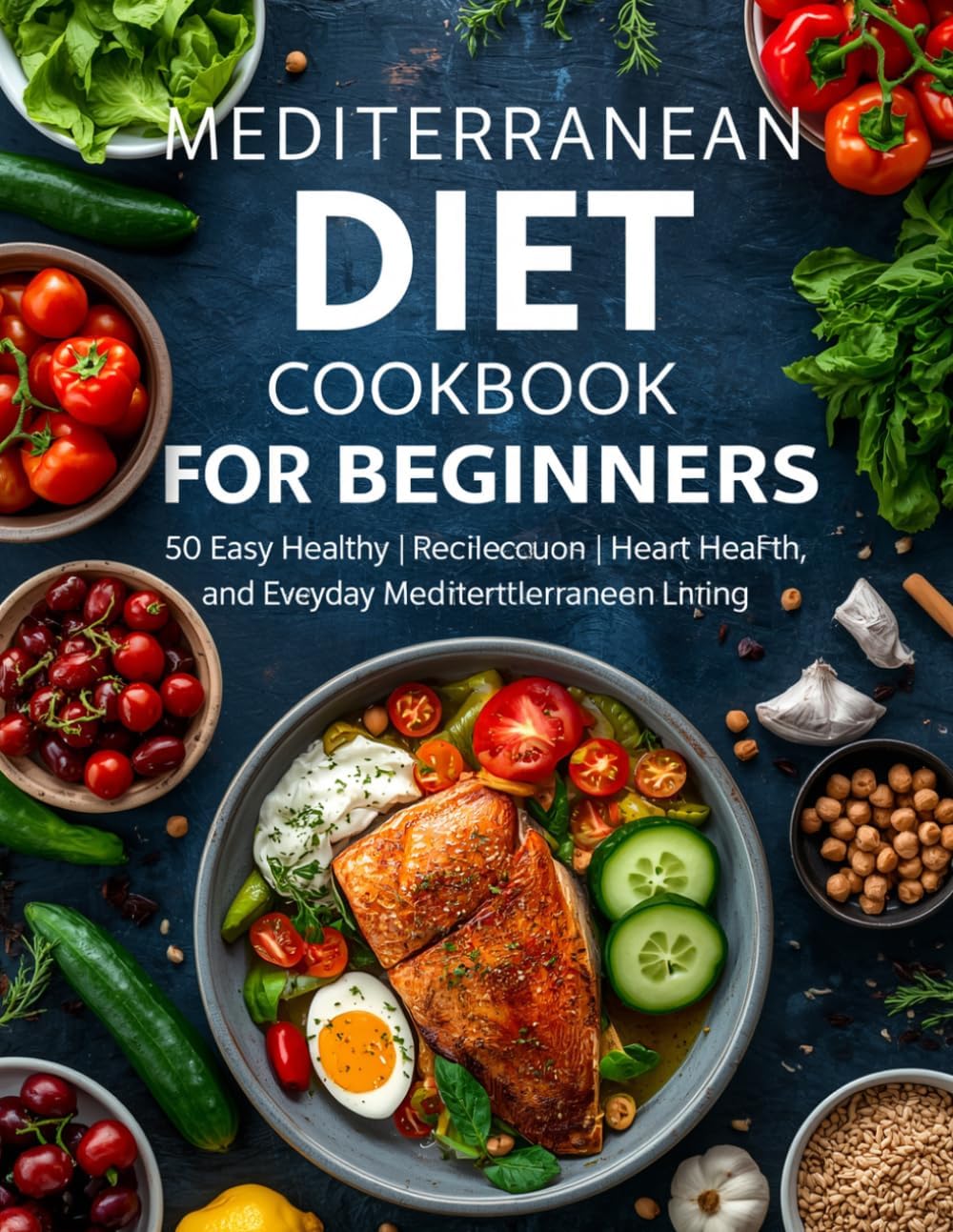 Mediterranean Diet Cookbook for Beginners :: 50 Easy, Healthy & Delicious Recipes for Weight Management, Heart Health, and Everyday Mediterranean Living by SeyfEddine Ayech HAMRAOUI