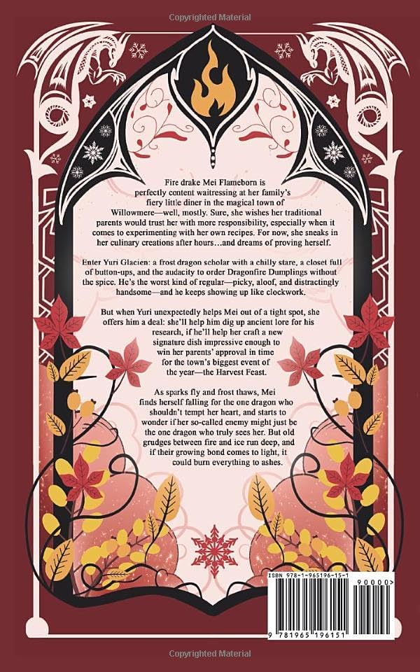 Dragons & Dumplings: An Elemental Opposites Attract Cozy Romantasy (Tales of Love & Lore) by Vanna Woods