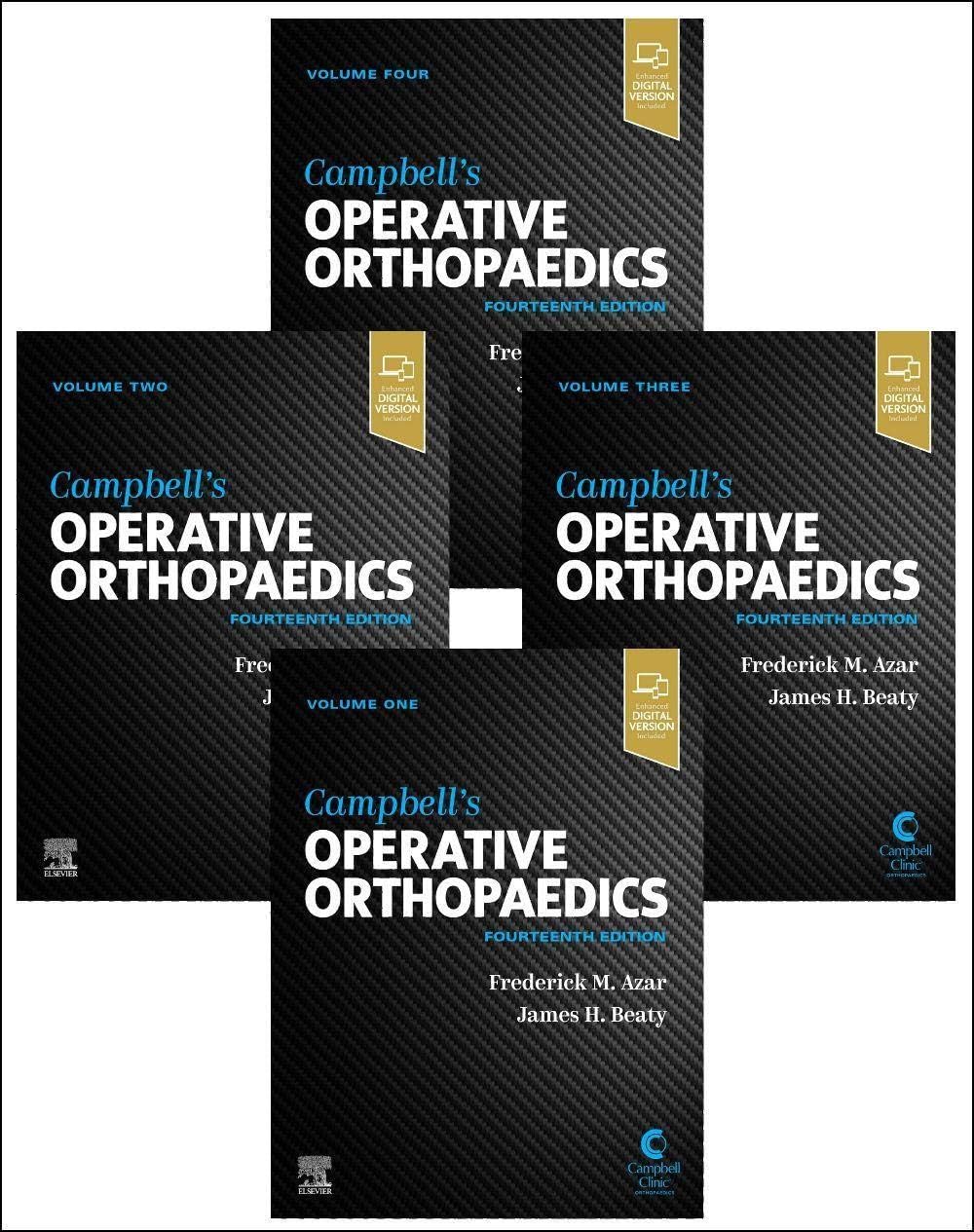 Campbell's Operative Orthopaedics, 4-Volume Set by Frederick M. Azar MD