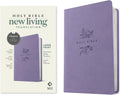 NLT Large Print Premium Value Thinline Bible, Filament Enabled (LeatherLike, Lavender Song) by New Living Translation