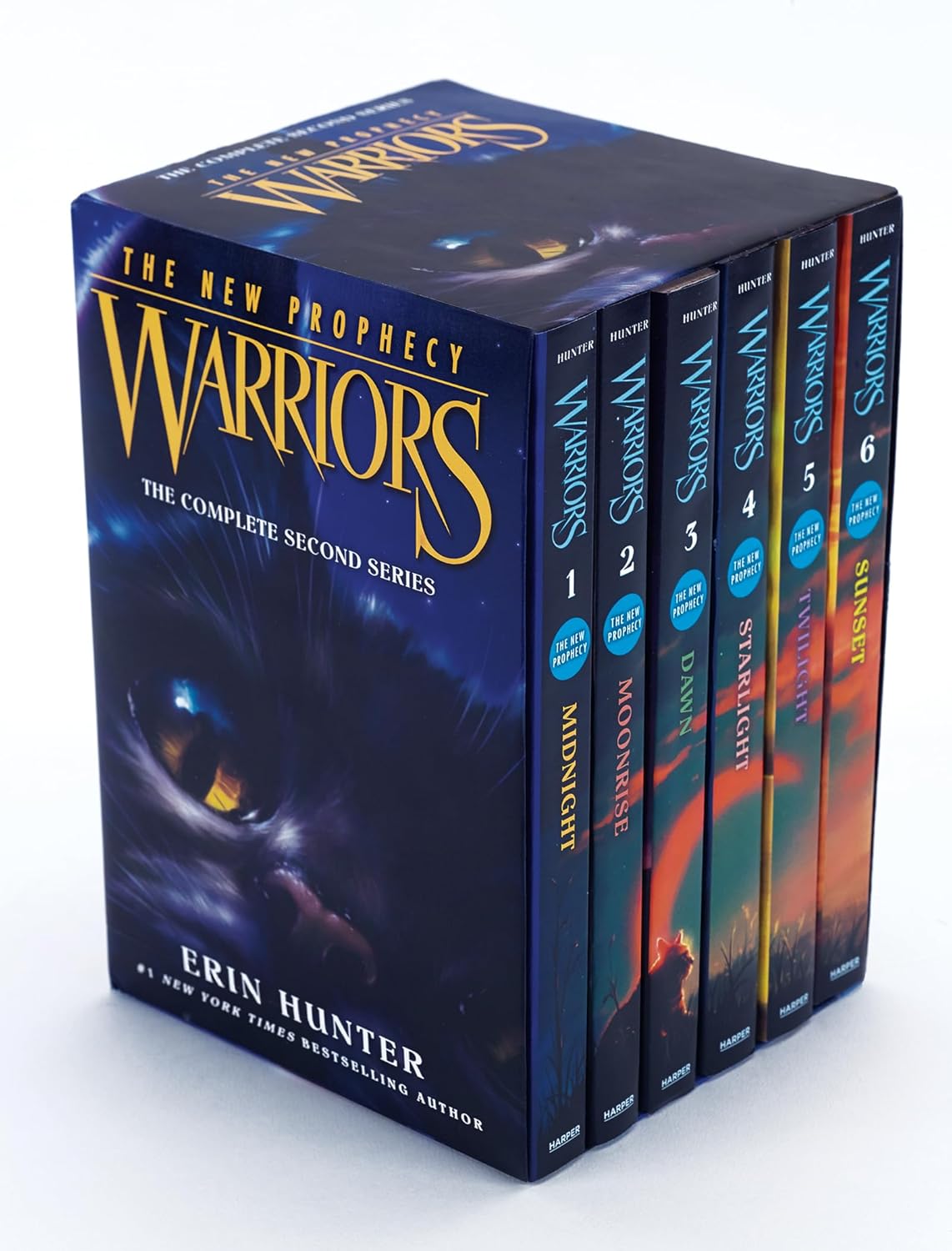 Warriors: The New Prophecy Box Set: Volumes 1 to 6: The Complete Second Series by Erin Hunter