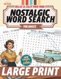 Nostalgic Word Search for Adults & Seniors: Large Print Easy Puzzles for Relaxation, Brain Games & Fun Memories (Cozy & Relaxing Puzzle Collection) by Northwood Publishing Books