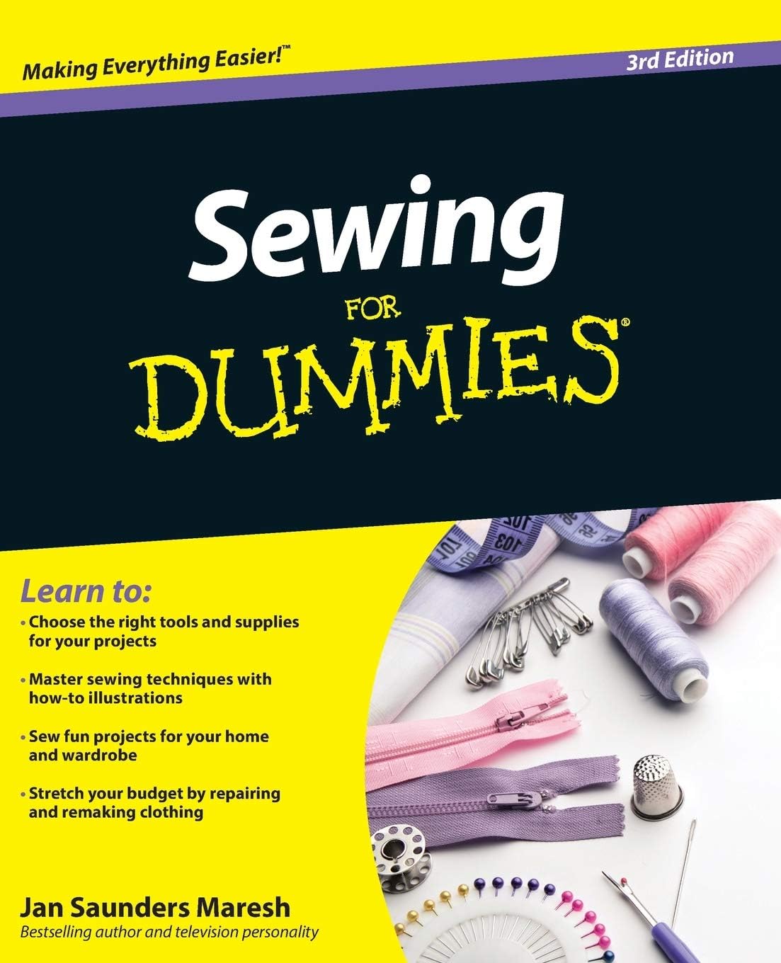 Sewing For Dummies (For Dummies Series) by Jan Saunders Maresh