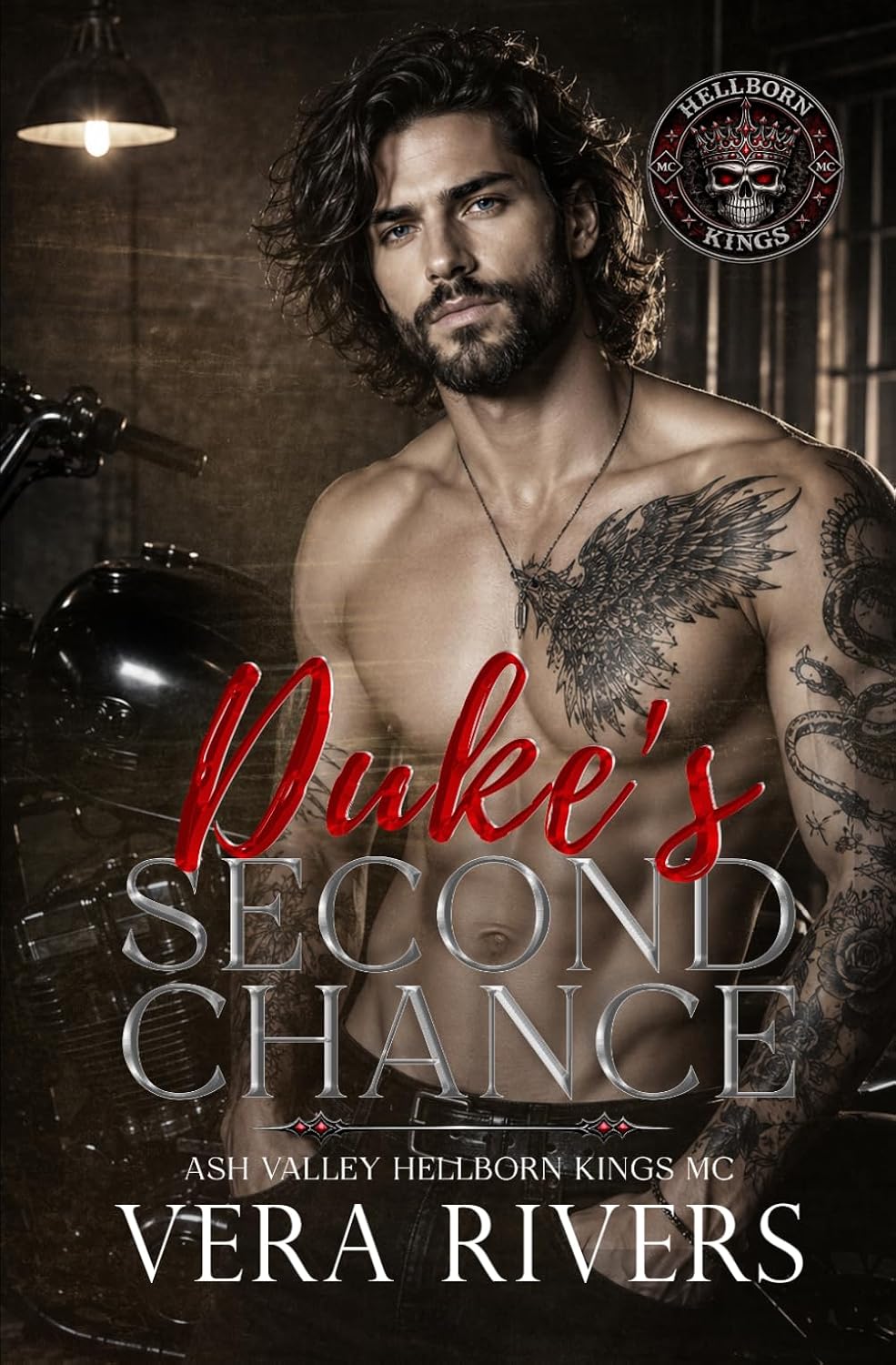 Duke's Second Chance: A Secret Baby Instalove MC Romance (Ash Valley Hellborn Kings MC) by Vera Rivers