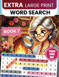 Extra Large Print Word Search: Jumbo Word Search For Seniors & Adults | 50 Themed Puzzles With Very BIG Letters (30 Font Size) | Anti-Eye Strain Word ... Seniors - With Fun Facts And Jumbo Solutions) by Happytude Press