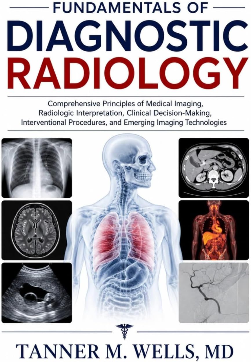 FUNDAMENTALS OF DIAGNOSTIC RADIOLOGY: Comprehensive Principles of Medical Imaging, Radiologic Interpretation, Clinical Decision-Making, Interventional Procedures, and Emerging Imaging Technologies by TANNER M. WELLS, MD