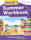 3rd Grade Summer Workbook: A Teacher-Created 3rd to 4th Grade Summer Workbook with Math, Reading, Writing, Science, SEL and Spanish by Elementary Made Easy