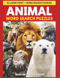 55 LARGE PRINT WORD SEARCH PUZZLES ANIMAL WORD SEARCH PUZZLES MADE FOR ADULTS & SENIORS: Large Print 8.5"X 11" Word Search Puzzles for Adults and ... Lovers | Enjoyable Word Searches for All Ages by Elle Grace
