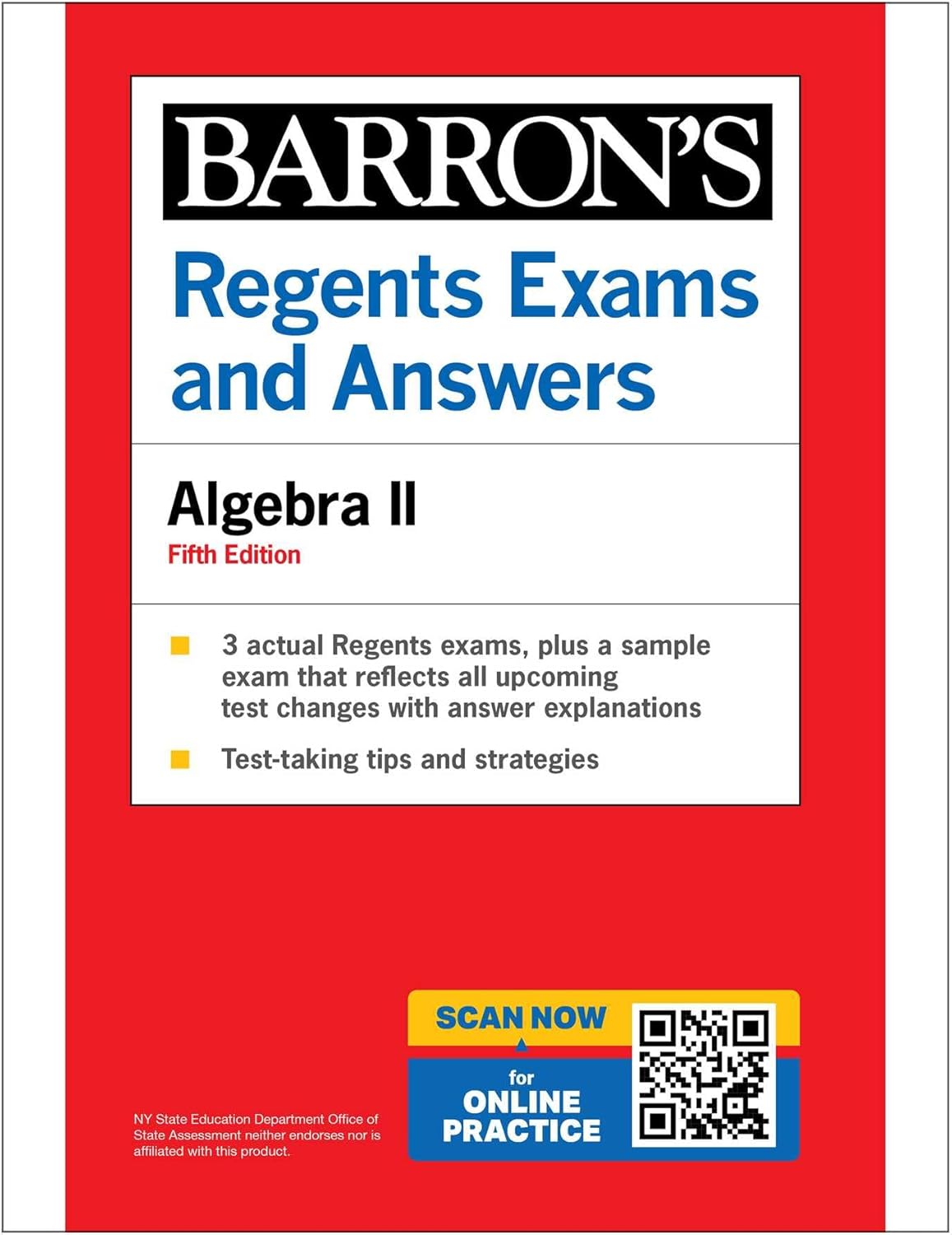Regents Exams and Answers: Algebra II, Fifth Edition (Barron's New York Regents) by Gary Michael Rubinstein