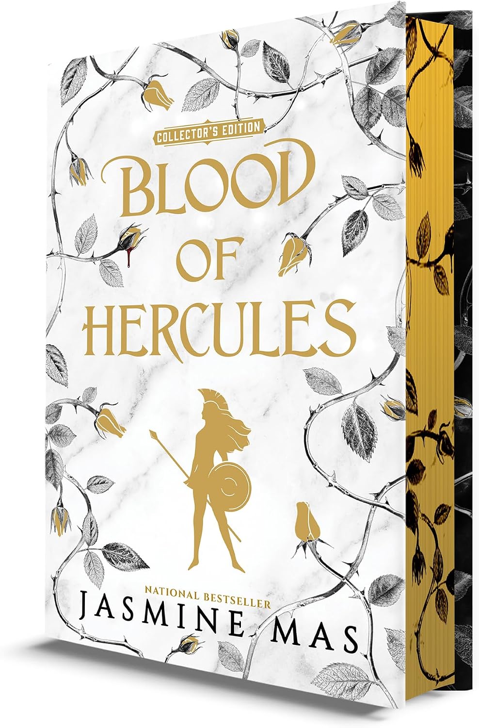 Blood of Hercules Collector's Edition: A Dark Romantasy of Greek Mythology, Enemies to Lovers, for Fans of Spicy BookTok Reads with Gold Sprayed Edges (Villains of Lore, 1) by Jasmine Mas