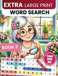 Extra Large Print Word Search: Jumbo Word Search For Seniors & Adults | 50 Themed Puzzles With Fun Facts And Very BIG Letters (30 Font Size) | ... Seniors - With Fun Facts And Jumbo Solutions) by Happytude Press