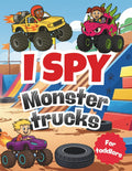 I Spy Monster Trucks: A Fun Search and Find Book for Kids and Toddlers | Preschool Activity Game with Big Vehicles | Perfect Gift for Boys & Girls (I Spy Books for Toddlers) by Pandora Editorial