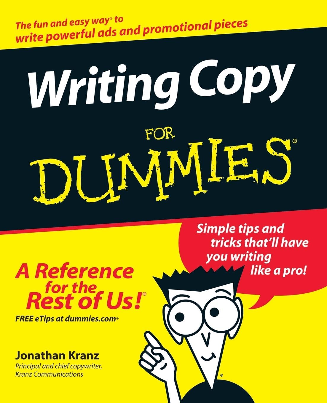 Writing Copy For Dummies by Jonathan Kranz