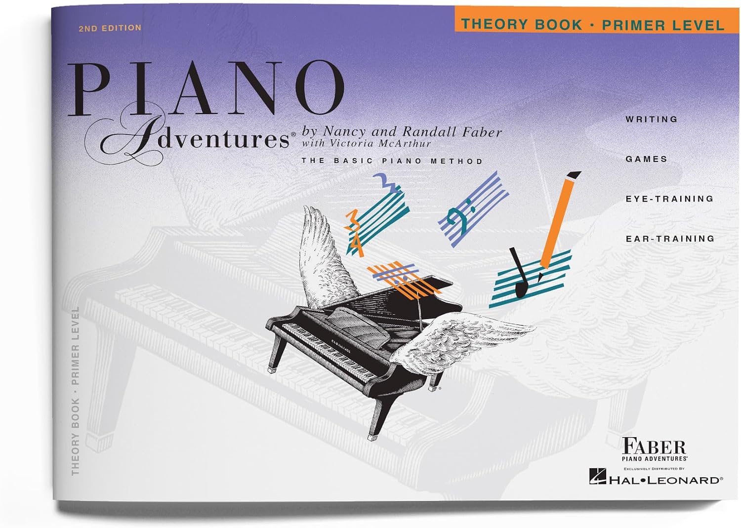 Piano Adventures: Theory Book - Primer Level, 2nd Edition | Beginner Piano Theory Workbook | Faber Piano Book with Music Note Reading and Rhythm Practice | Piano Sheet Music Book for Ear Training by Nancy Faber