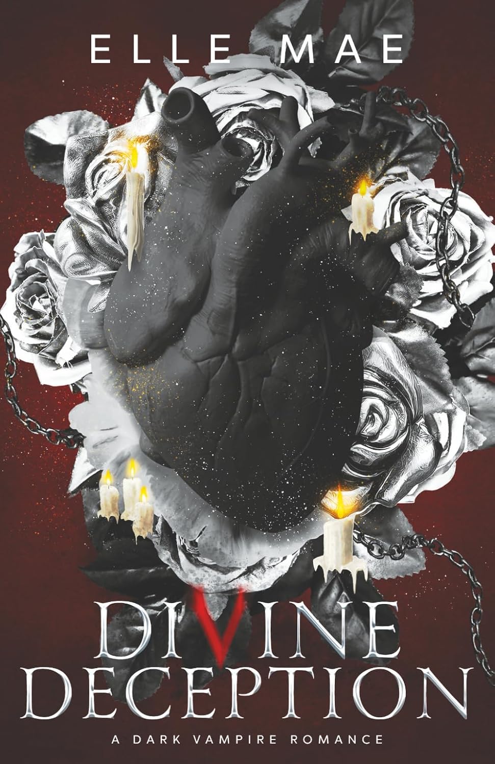 Divine Deception: A Sapphic Vampire Enemies to Lovers Throuple Romance (Blood Royale) by Elle Mae
