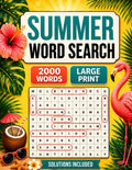 Summer Word Search: Large Print Puzzle Book for Adults and Seniors with Relaxing Summer Beach and Vacation Word Searches by K.C Kaczmarek