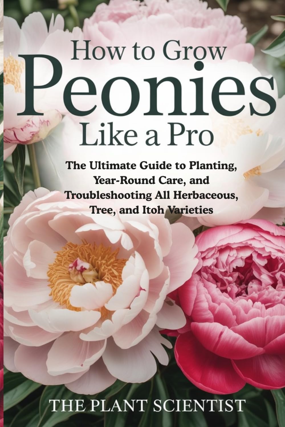 How to Grow Peonies Like a Pro: The Ultimate Guide to Planting, Year-Round Care, and Troubleshooting All Herbaceous, Tree, and Itoh Varieties by The Plant Scientist