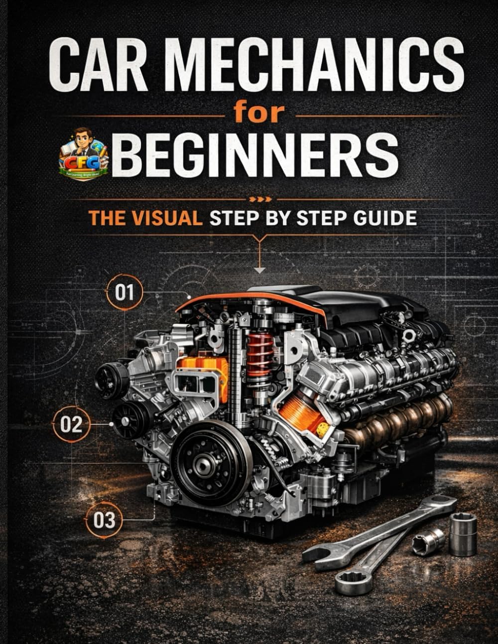 Car Mechanics for Beginners The Visual Step by Step Guide: Learn How Cars Work, Understand Core Systems and Build Practical Automotive Knowledge ... Series Learn Automotive Systems Step by Step) by CFG