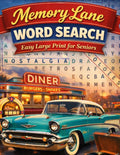 Memory Lane Word Search: Easy Large Print for Seniors (Puzzle Books for Seniors) by Jay Adams