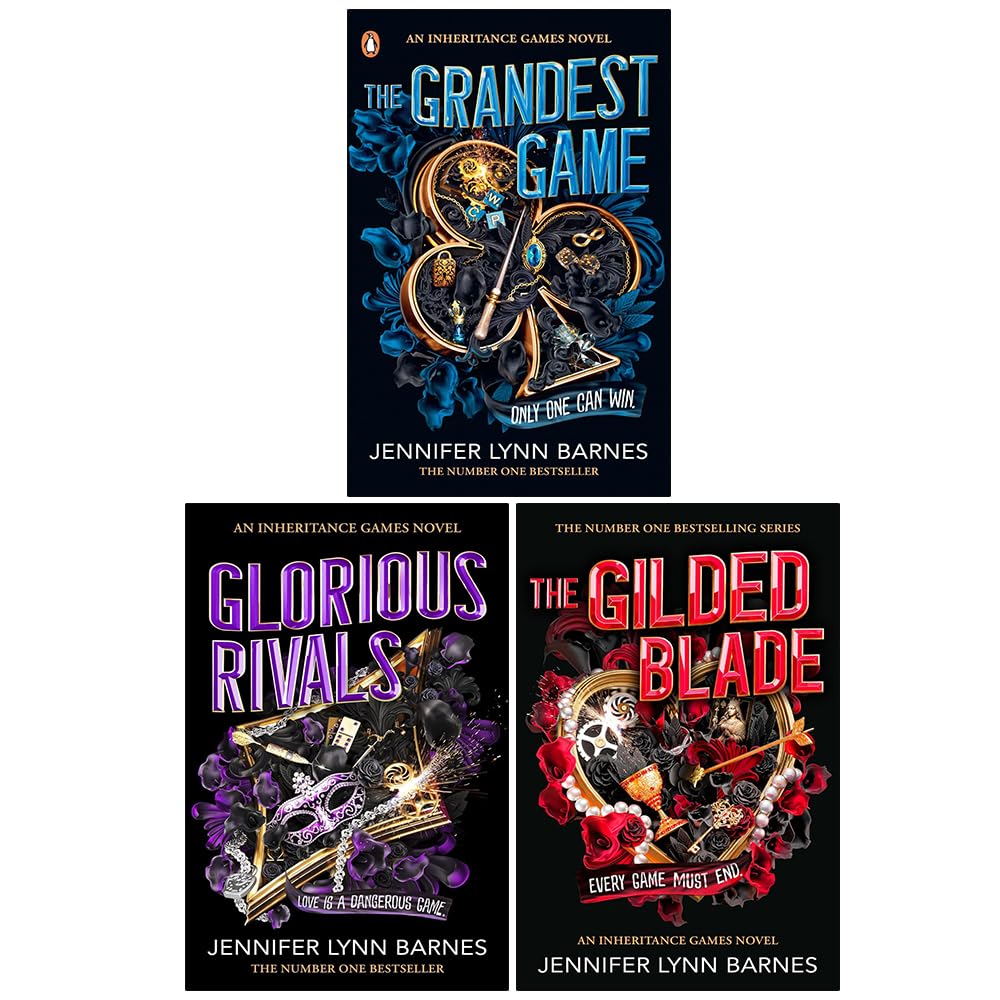 The Grandest Game Series 3 Books Collection Set By Jennifer Lynn Barnes (The Grandest Game, Glorious Rivals & The Gilded Blade)