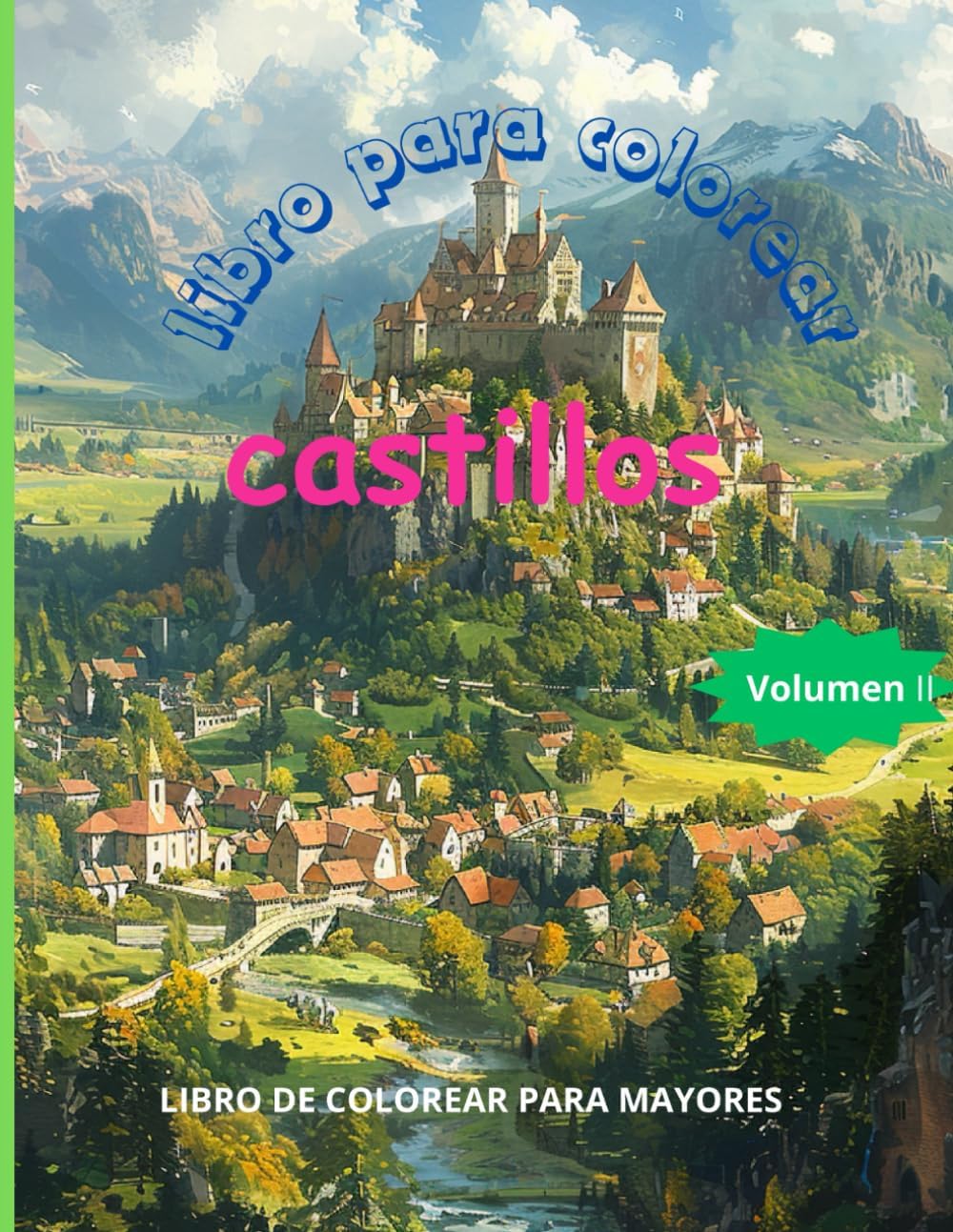 libro para colorear castillos (Spanish Edition) by David Gomez Calle