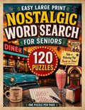 Nostalgic Word Search for Seniors: 120 Large Print Puzzles from the 1950s–1970s – Easy & Relaxing Brain Games with Fun Facts: 120 Easy Puzzles • One ... for Seniors (Mertin Senior Puzzle Series) by T. Mertin