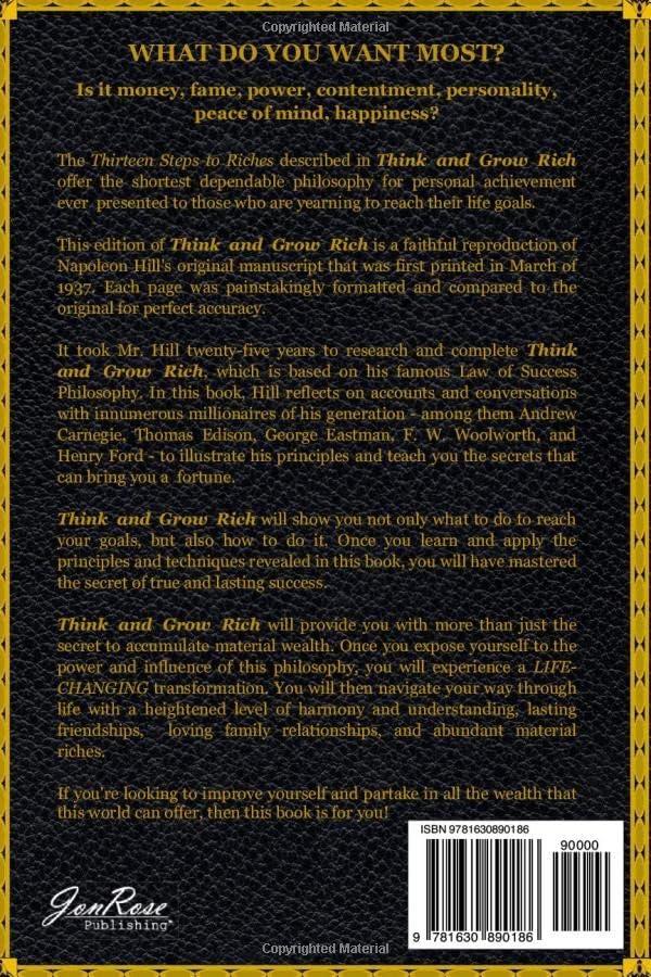 Think and Grow Rich by Napoleon Hill