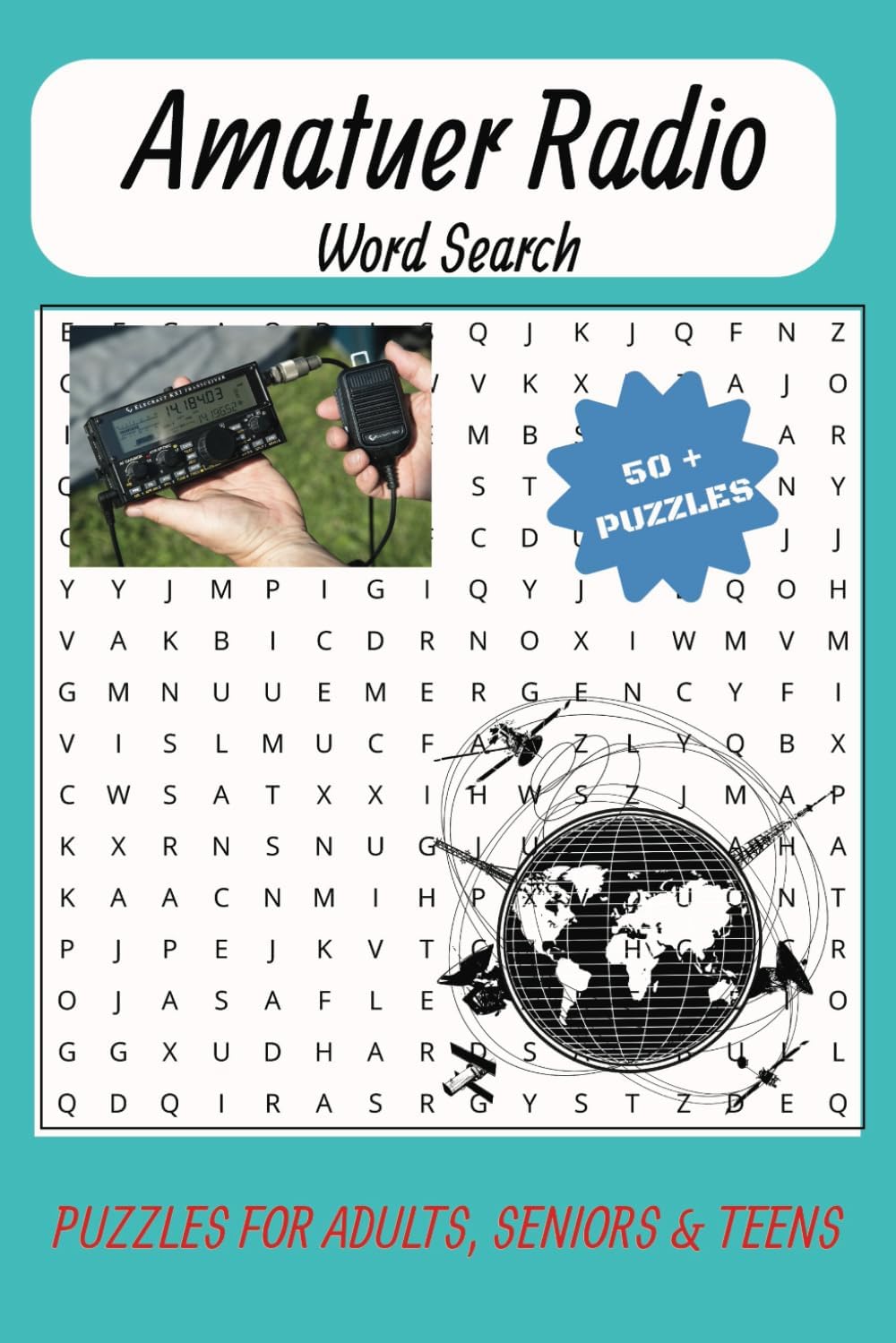 Amateur Radio Word Search: Fun Puzzles for the Amateur Radio Operator | 6x9 size book | 50+ puzzles and solutions | Down Time While Waiting for rag chewing by Steven R Smith