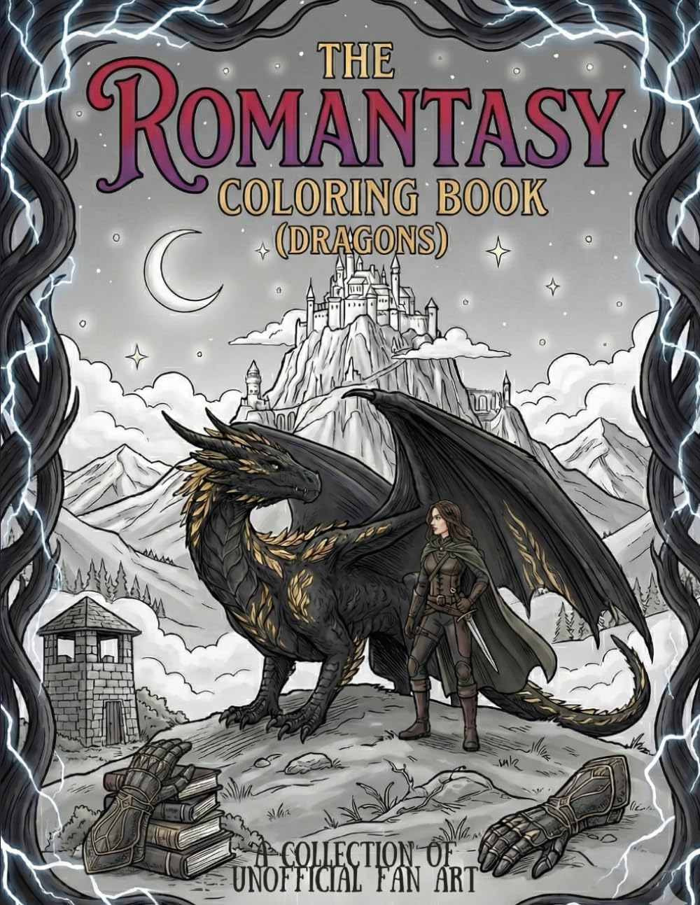 The Romantasy Coloring Book (Dragons) by Shawn Artim