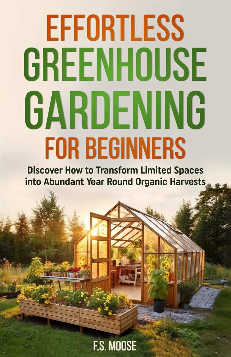 Effortless Greenhouse Gardening for Beginners: Discover How to Transform Limited Spaces into Abundant Year Round Organic Harvests by F. S. Moose