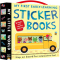 My First Early-Learning Sticker Books Boxed Set: 4 Books with Colorful Stickers! (My Little World) by Jonathan Litton