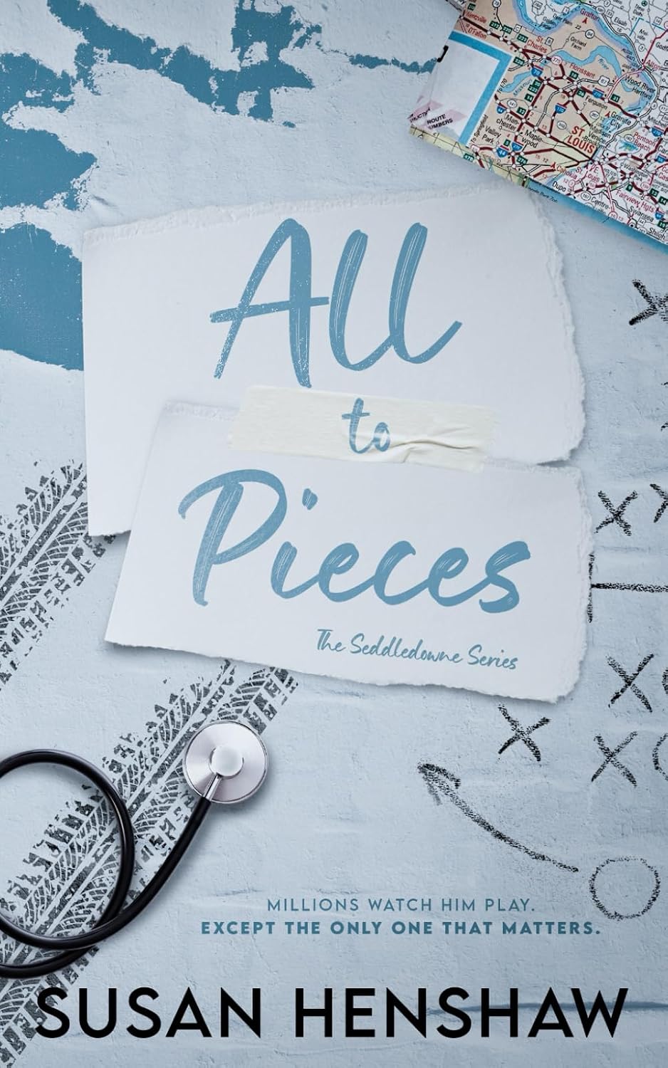 All To Pieces: A Small Town, Second Chance, Sports Romance (The Seddledowne Series) by Susan Henshaw