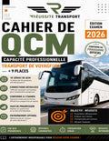 Cahier de QCM – Capacité Professionnelle Transport de Voyageurs +9 Places: 500 questions corrigées et commentées pour préparer l'examen officiel (Les Cahiers Réussite Transport) (French Edition) by Réussite Transport