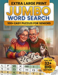 Jumbo Word Search for Seniors: Easy-to-Read Word Puzzles for Relaxation and Mental Sharpness Extra Large print 32+ Font size (The Adult & Senior Brain Treasure Series) by Blake Finch