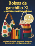 Bolsos de ganchillo XL: 35 modelos contemporáneos — Guía exhaustiva con puntadas, muestras y fotos a color (Spanish Edition) by ilmondoapuntobbasso