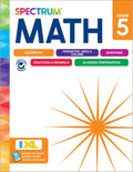 Spectrum 5th Grade Math Workbooks, Mathematics Activity Book for Kids Ages 10-11, Geometry, Fractions, Decimals, Algebra Prep, and More, Classroom and Homeschool Curriculum by Spectrum