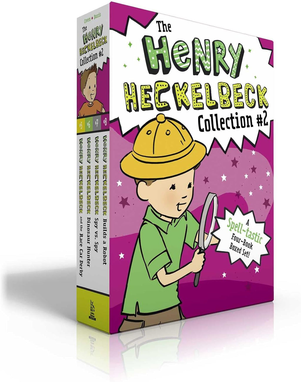 The Henry Heckelbeck Collection #2 (Boxed Set): Henry Heckelbeck and the Race Car Derby; Henry Heckelbeck Dinosaur Hunter; Henry Heckelbeck Spy vs. Spy; Henry Heckelbeck Builds a Robot by Wanda Coven