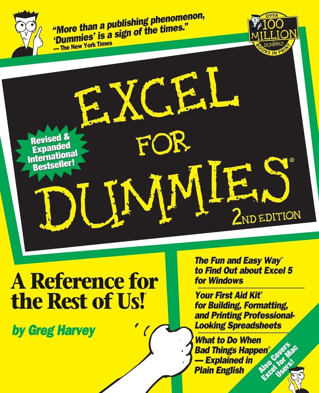 Excel For Dummies, 2nd Edition: 2nd Edition (For Dummies Computer Book Series) by Greg Harvey