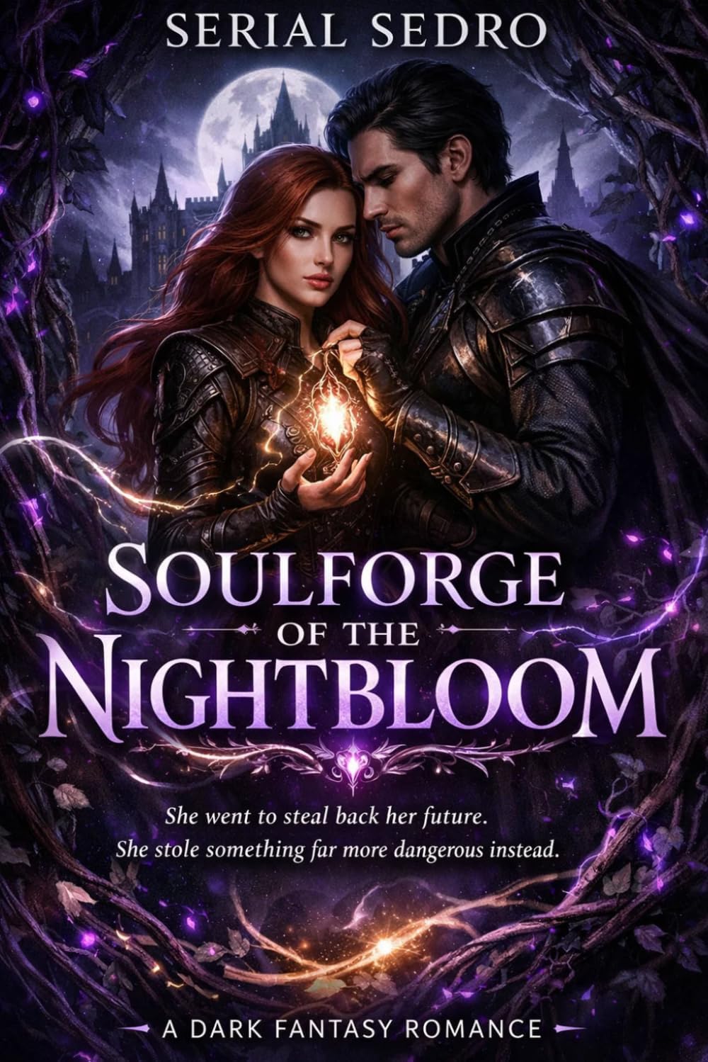SOULFORGE OF THE NIGHTBLOOM: A Dark Romantasy of Fated Power, Shadow Desire, and Soul-Binding Heat by Serial Sedro