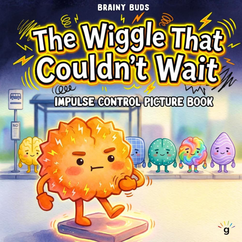 Impulse Control Picture Book for Kids Ages 3–7: A Neurodiversity-Affirming ADHD Story About Patience, Waiting, Self-Regulation & Calming Big Feelings ... SEL Books for Kids – The Brainy Buds Series) by GroAwesum Kids