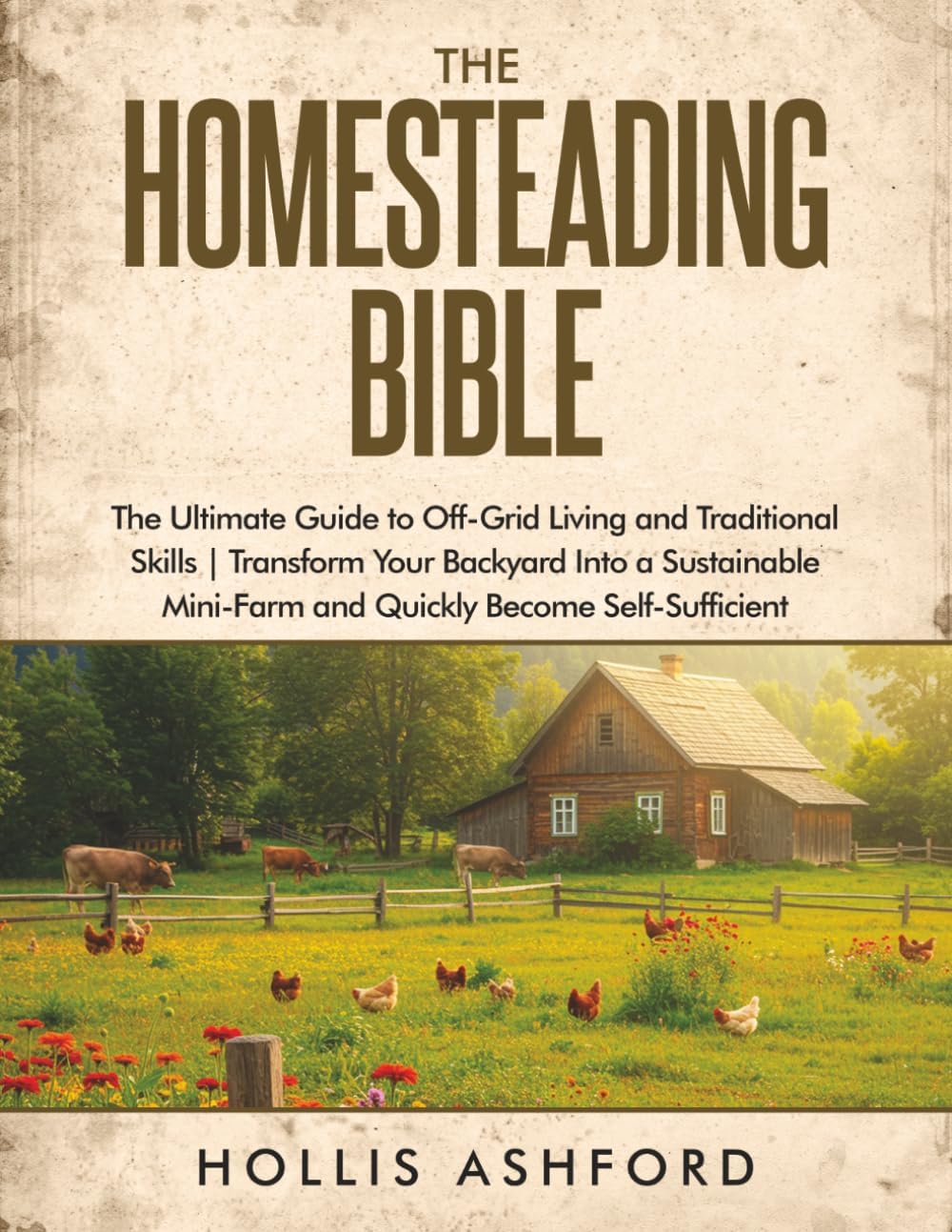 The Homesteading Bible: The Ultimate Guide to Off-Grid Living and Traditional Skills | Transform Your Backyard into a Sustainable Mini-Farm and Quickly Become Self-Sufficient by Hollis Ashford